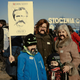 Demonstrators in Gdansk.